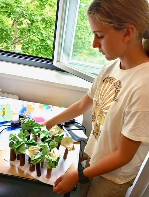 Gestaltung von Wohlfühlorten im Projekt Kunst, Natur Entspannung